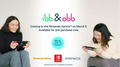 双人协力解谜游戏《ibb＆obb》Nintendo Switch版海外发售日公开