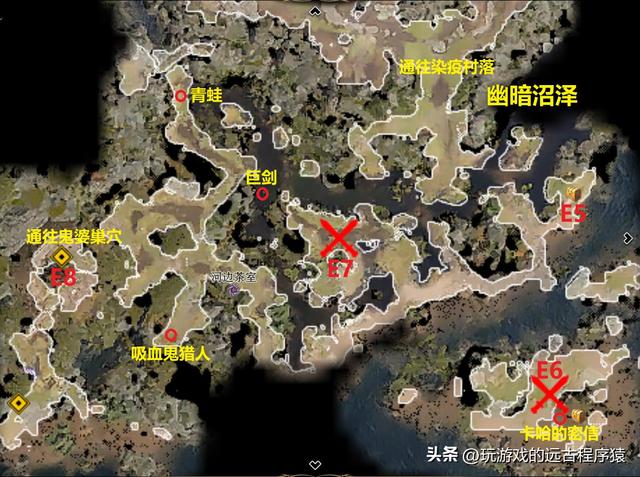 博德之门3 最详细全攻略含高清地图（09-幽暗沼泽的鬼婆）