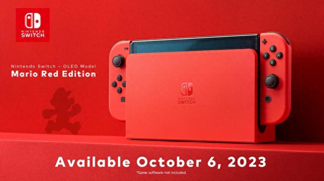 《超级马力欧兄弟惊奇》限定款任天堂Switch OLED主机公开